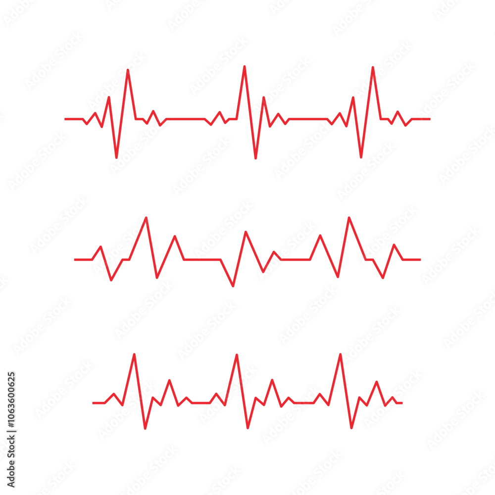 heartbeat pulse editable stroke vector illustration isolated on white backgroud heartbeat pulse editable stroke vector illustration isolated on white backgroud