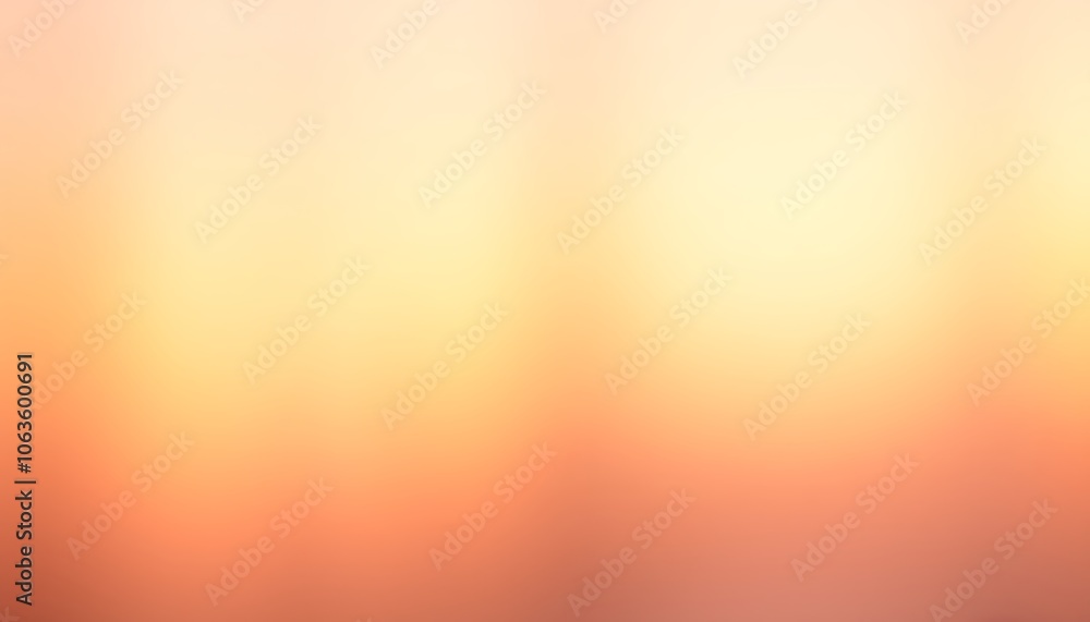 Fototapeta premium A serene and peaceful scene of a soft, warm light-filled background, reminiscent of a calming sunset or a gentle dawn, serving as a minimalist and soothing wallpaper design.