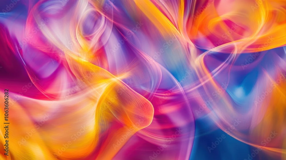 Obraz premium abstract colorful background with waves