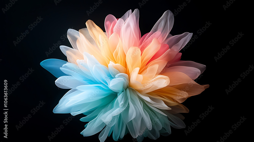 Fototapeta premium Celebrate new beginnings with a colorful happy new year message