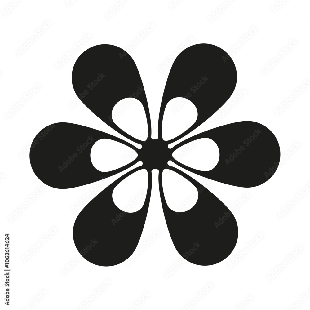 Fototapeta premium flower nature on white background