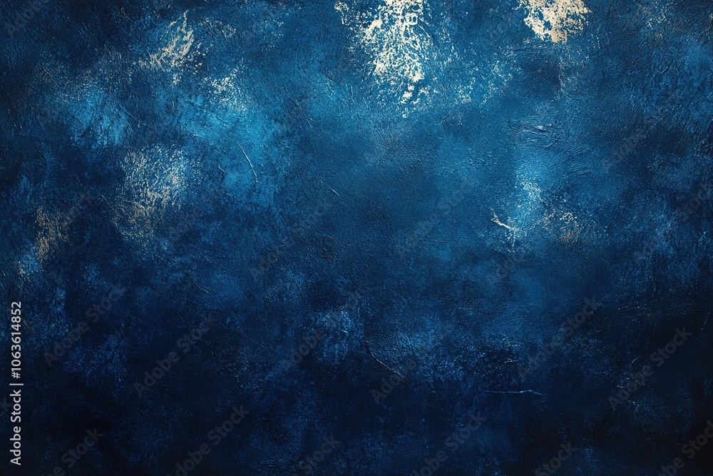 Fototapeta premium Dark blue grunge background texture, vintage, dark tones, ultra-realistic photography
