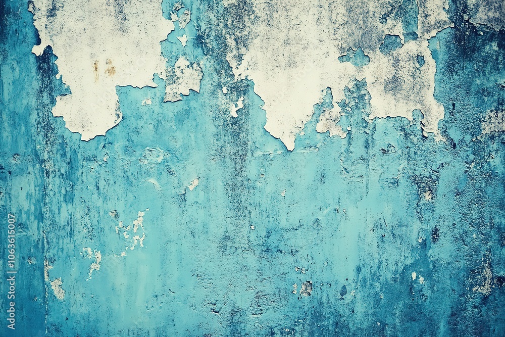 Obraz premium Dark blue grunge background texture, vintage, dark tones, ultra-realistic photography