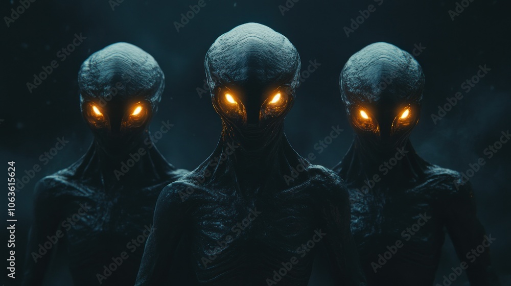 Mysterious Alien Creatures Emerge from Darkness Mysterious Alien Creatures Emerge from Darkness