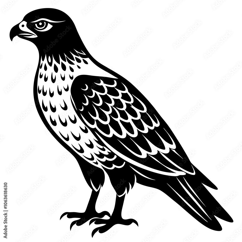 buzzard isolated on white buzzard isolated on white