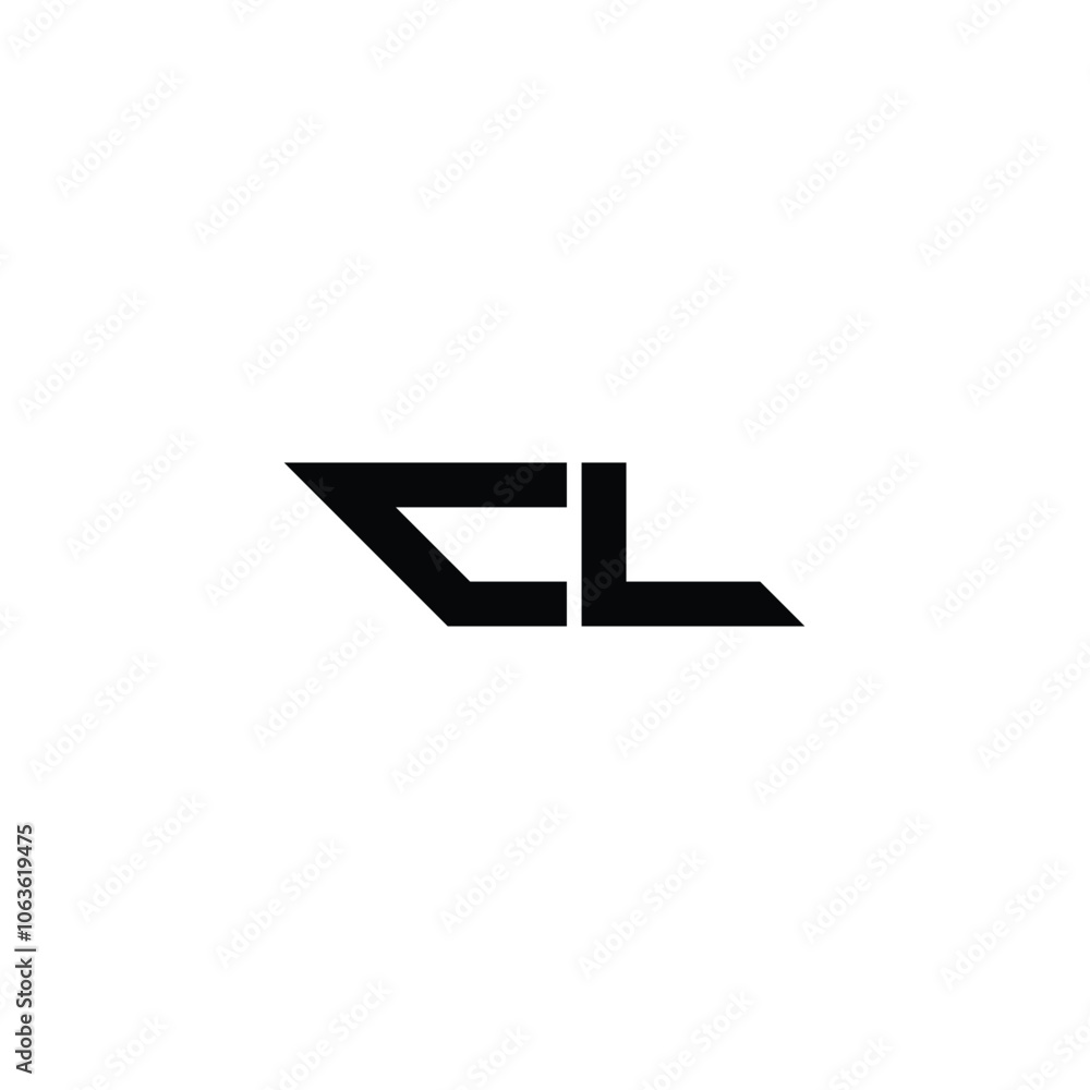 CL monogram logo design letter text name symbol monochrome logotype alphabet character simple logo CL monogram logo design letter text name symbol monochrome logotype alphabet character simple logo
