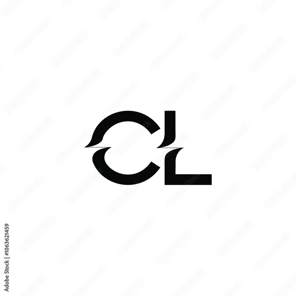 CL monogram logo design letter text name symbol monochrome logotype alphabet character simple logo CL monogram logo design letter text name symbol monochrome logotype alphabet character simple logo