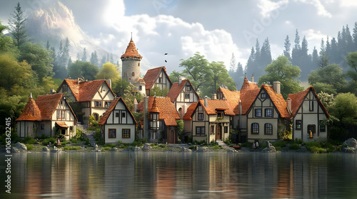 Fantasy Village by the Lake...