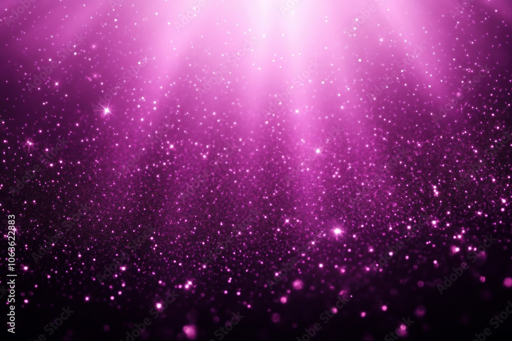 Obraz premium glitter particles on purple background