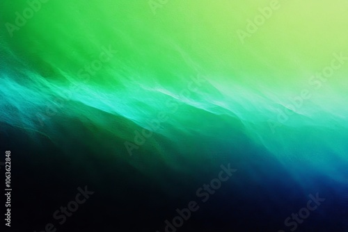green gradient wave background
