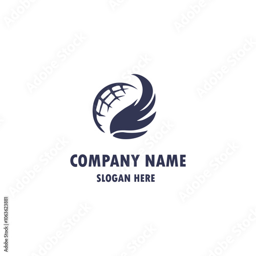 Free vector bird silhouette logo design
 photo