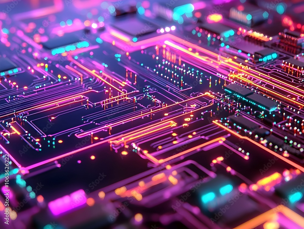 Vibrant Circuitry The Pulsing Heart of Modern Technology Symbolizes Innovation and Digital Advancement Vibrant Circuitry The Pulsing Heart of Modern Technology Symbolizes Innovation and Digital Advancement