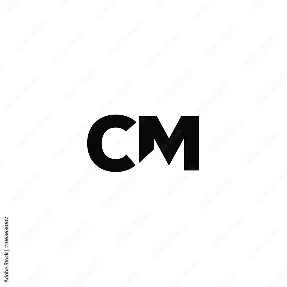 CM monogram logo design letter text name symbol monochrome logotype alphabet character simple logo CM monogram logo design letter text name symbol monochrome logotype alphabet character simple logo