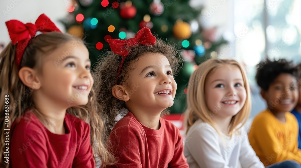 Kids' Christmas Cheer: A Look of Wonder and Joy Kids' Christmas Cheer: A Look of Wonder and Joy