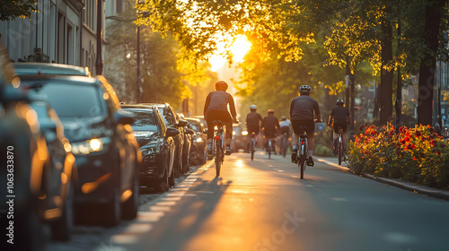 Golden Hour Bike Ride Citys...