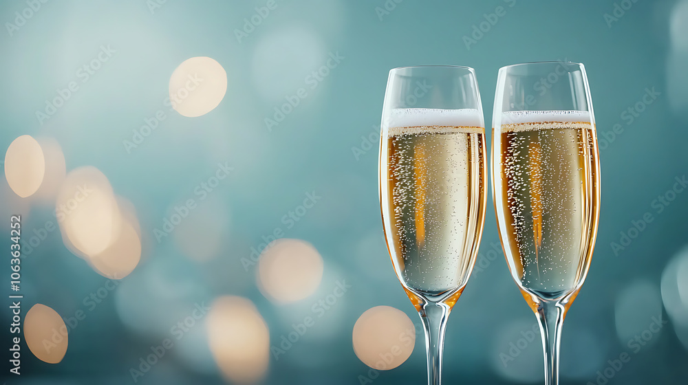 Celebrate special moments with clinking champagne glasses under fireworks Celebrate special moments with clinking champagne glasses under fireworks