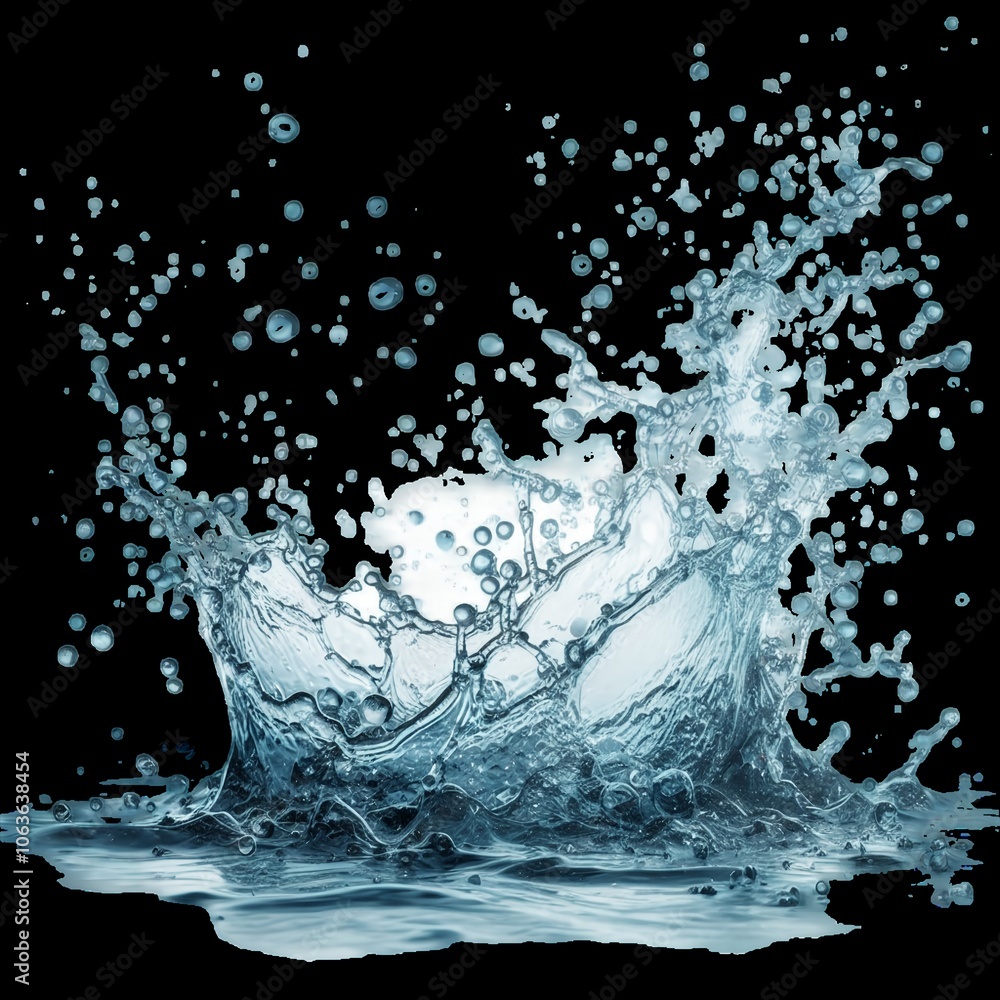 water splashes jumping into the air water splashes jumping into the air