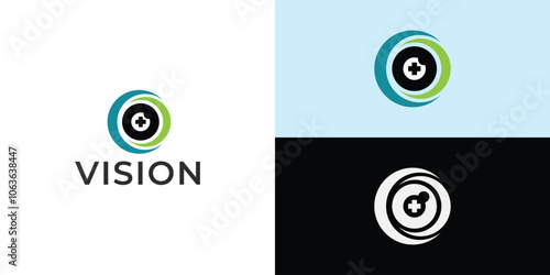 Eye Care, eye clinic Logo Design Template.