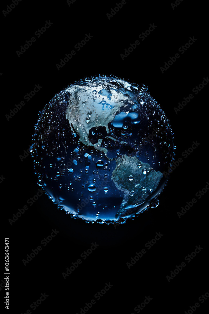 Water Drops Earth Water Drops Earth