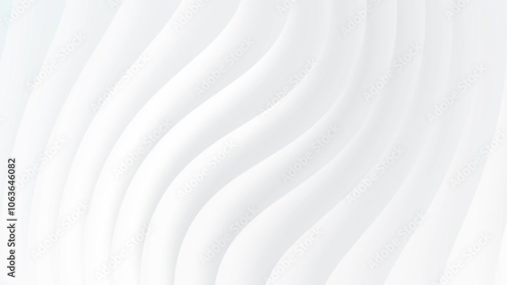 Abstract white waves sleek loop background animation. Abstract white waves sleek loop background animation.