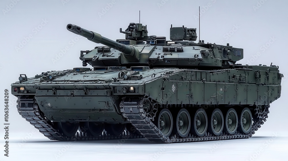 military green tank isolated on a clean white background emphasizing its robust design and power creating a striking contrast that highlights its formidable presence military green tank isolated on a clean white background emphasizing its robust design and power creating a striking contrast that highlights its formidable presence