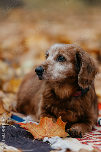 Valokuva An old little dog