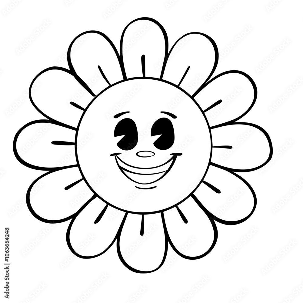 Emotion Groovy hippie outline Emotion Groovy hippie outline