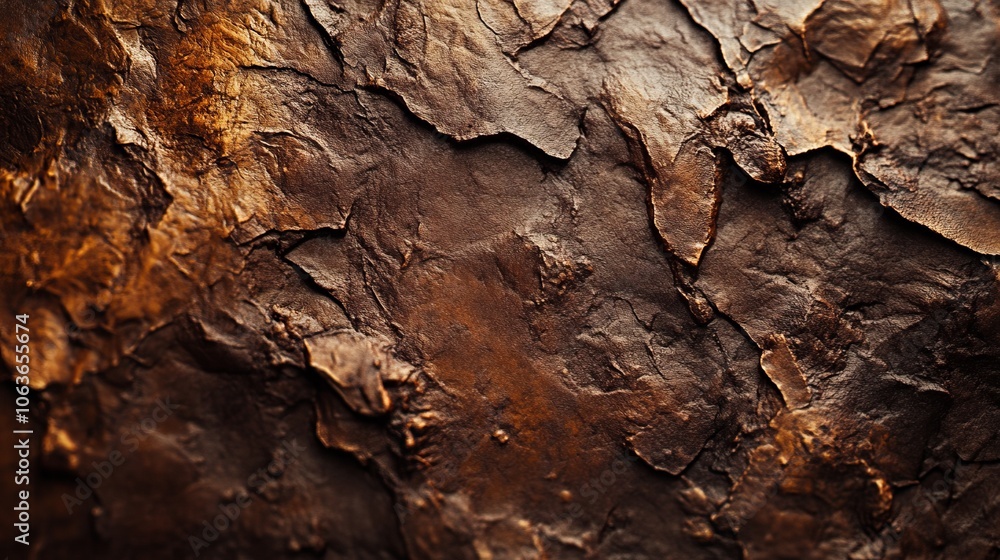 Close Up of Cracked Rock Texture - Brown Stone Surface Close Up of Cracked Rock Texture - Brown Stone Surface