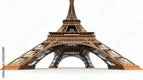 Eiffel Tower 3D Render