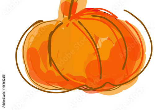 Postcard Cartolina La zucca