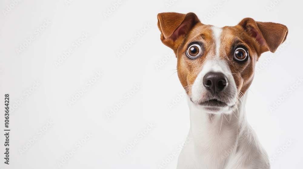 Happy Surprised Dog Face Happy Surprised Dog Face