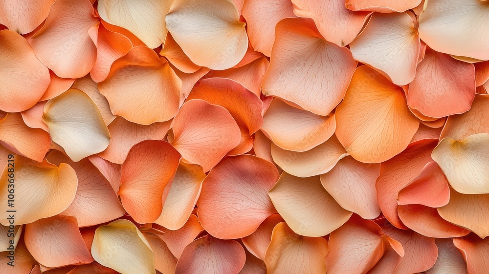 A vibrant arrangement of soft rose petals in shades of pink and white, creating a visually appealing natural texture. A vibrant arrangement of soft rose petals in shades of pink and white, creating a visually appealing natural texture.