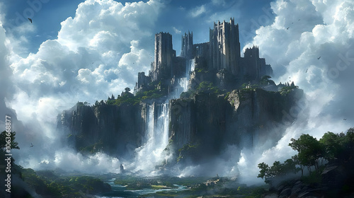Fantasy Castle Illustration...