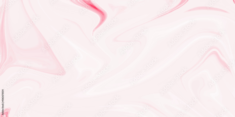 Fototapeta premium Red and white paint mixing background. Pink Acrylic Pour Color Liquid marble abstract surfaces Design. Abstract background pattern and texture of swirling pink ink. 