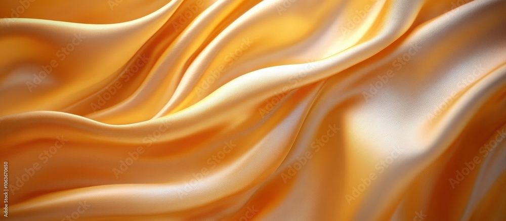 A close-up view of flowing orange fabric, showcasing its smooth texture and elegant drapes, Ideal for fashion, textile design, backgrounds, or color-themed projects, A close-up view of flowing orange fabric, showcasing its smooth texture and elegant drapes, Ideal for fashion, textile design, backgrounds, or color-themed projects,