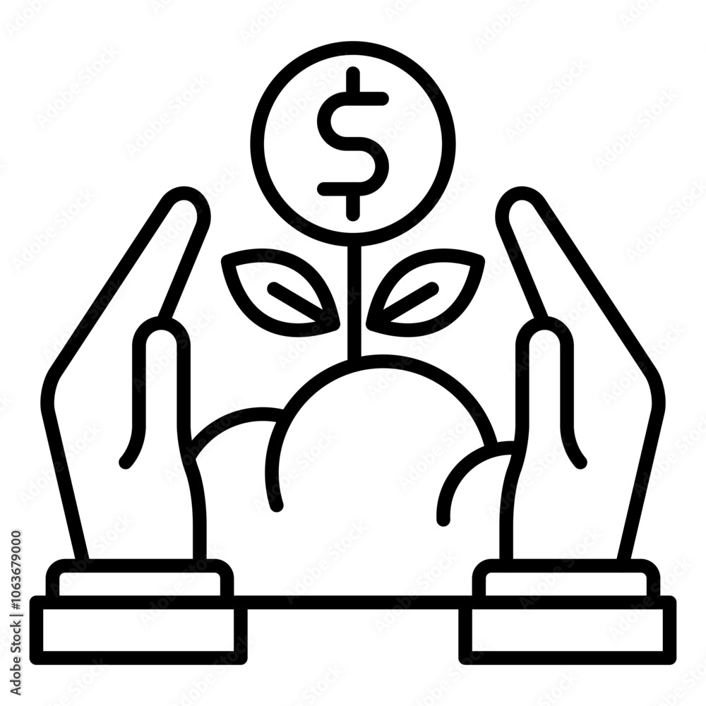 Capital icon, outline vector illustration Capital icon, outline vector illustration
