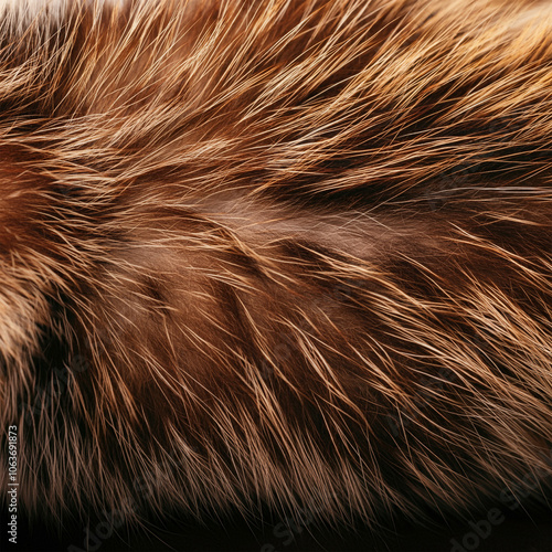 Opossum Fur Texture, Animal Hide Pelt Skin Graphic, Possum Nature Hair Pattern photo