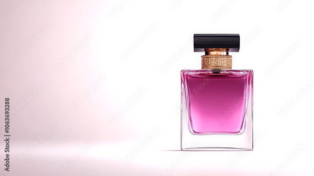 Pink Perfume Bottle: A captivating photograph showcasing a delicate perfume bottle with a pink liquid. The bottle is set against a soft, pink background, creating a dreamy and romantic ambiance. Pink Perfume Bottle: A captivating photograph showcasing a delicate perfume bottle with a pink liquid. The bottle is set against a soft, pink background, creating a dreamy and romantic ambiance.