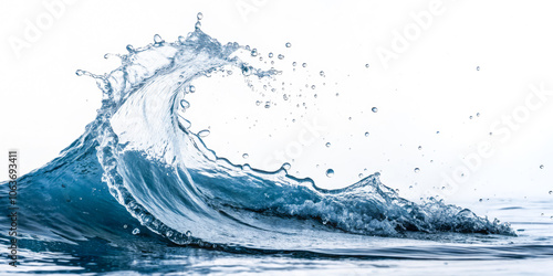 Wallpaper Mural Powerful Ocean Wave with Splashes Torontodigital.ca