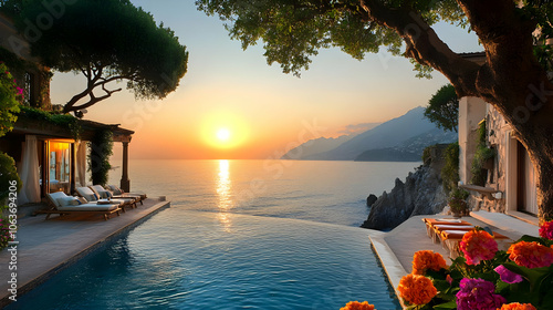 Infinity Pool Sunset Overlo...