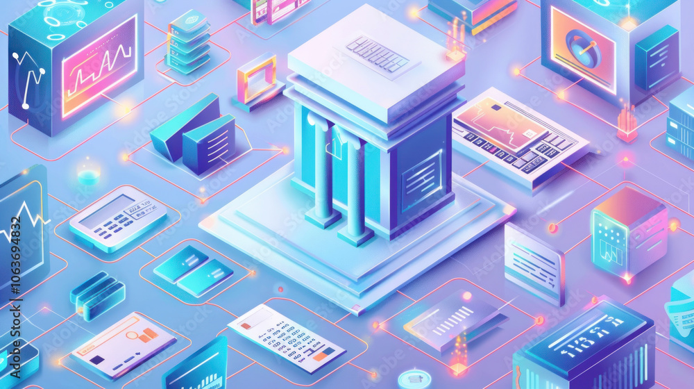 A visual of various banking services, from loans to investment options, highlighting the diverse offerings in retail and commercial banking. A visual of various banking services, from loans to investment options, highlighting the diverse offerings in retail and commercial banking.