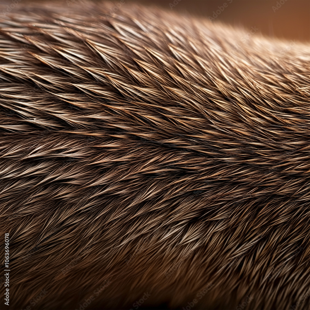 Otter Fur Texture, Animal Hide Pelt Skin Graphic, Nature Hair Pattern Otter Fur Texture, Animal Hide Pelt Skin Graphic, Nature Hair Pattern