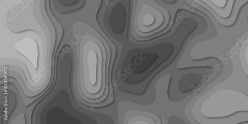 Abstract luxury multicolor modern 3d papercut background. Minimal abstract vector wave carve diamond topography line circle creative topography map circle and wave line smooth multilayer pattern.