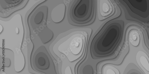 Abstract luxury multicolor modern 3d papercut background. Minimal abstract vector wave carve diamond topography line circle creative topography map circle and wave line smooth multilayer pattern.