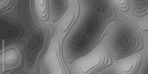 Abstract luxury multicolor modern 3d papercut background. Minimal abstract vector wave carve diamond topography line circle creative topography map circle and wave line smooth multilayer pattern.
