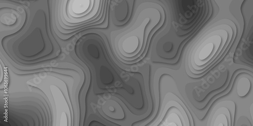 Abstract luxury multicolor modern 3d papercut background. Minimal abstract vector wave carve diamond topography line circle creative topography map circle and wave line smooth multilayer pattern.