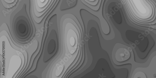 Abstract luxury multicolor modern 3d papercut background. Minimal abstract vector wave carve diamond topography line circle creative topography map circle and wave line smooth multilayer pattern.