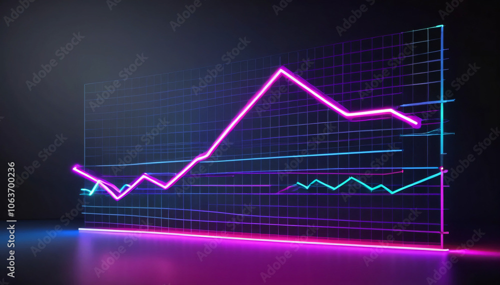 Naklejka premium graph