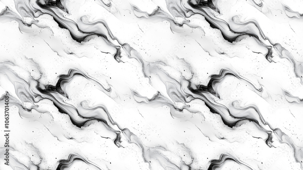 Elegant seamless marble pattern in white silver and gray tones with abstract ink design perfect for ceramic tile flooring and interior decor Elegant seamless marble pattern in white silver and gray tones with abstract ink design perfect for ceramic tile flooring and interior decor