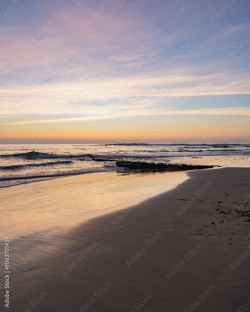 Beautiful Ocean Sunset on the beach Beautiful Ocean Sunset on the beach